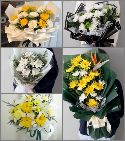 贵州毕节市威宁县草海镇新发村白事花束代送